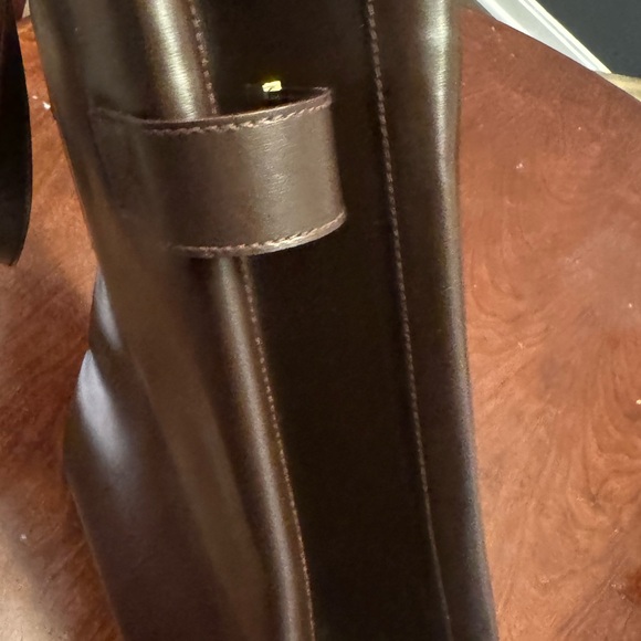 Gorgeous Vintage Gucci Chocolate Brown Leather Tote 🤎 - Picture 11 of 15